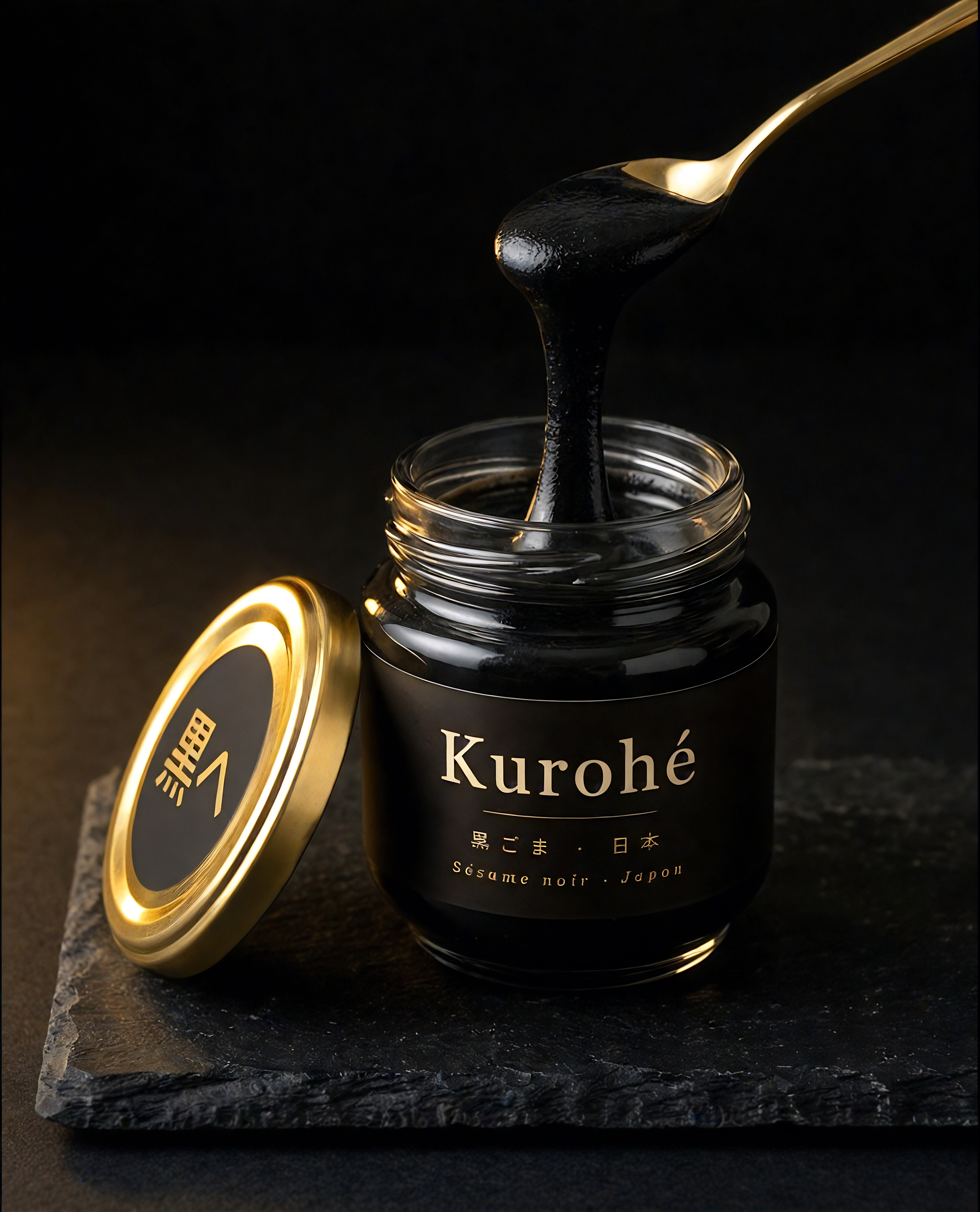 Kurohé — Pâte de sésame noir japonaise