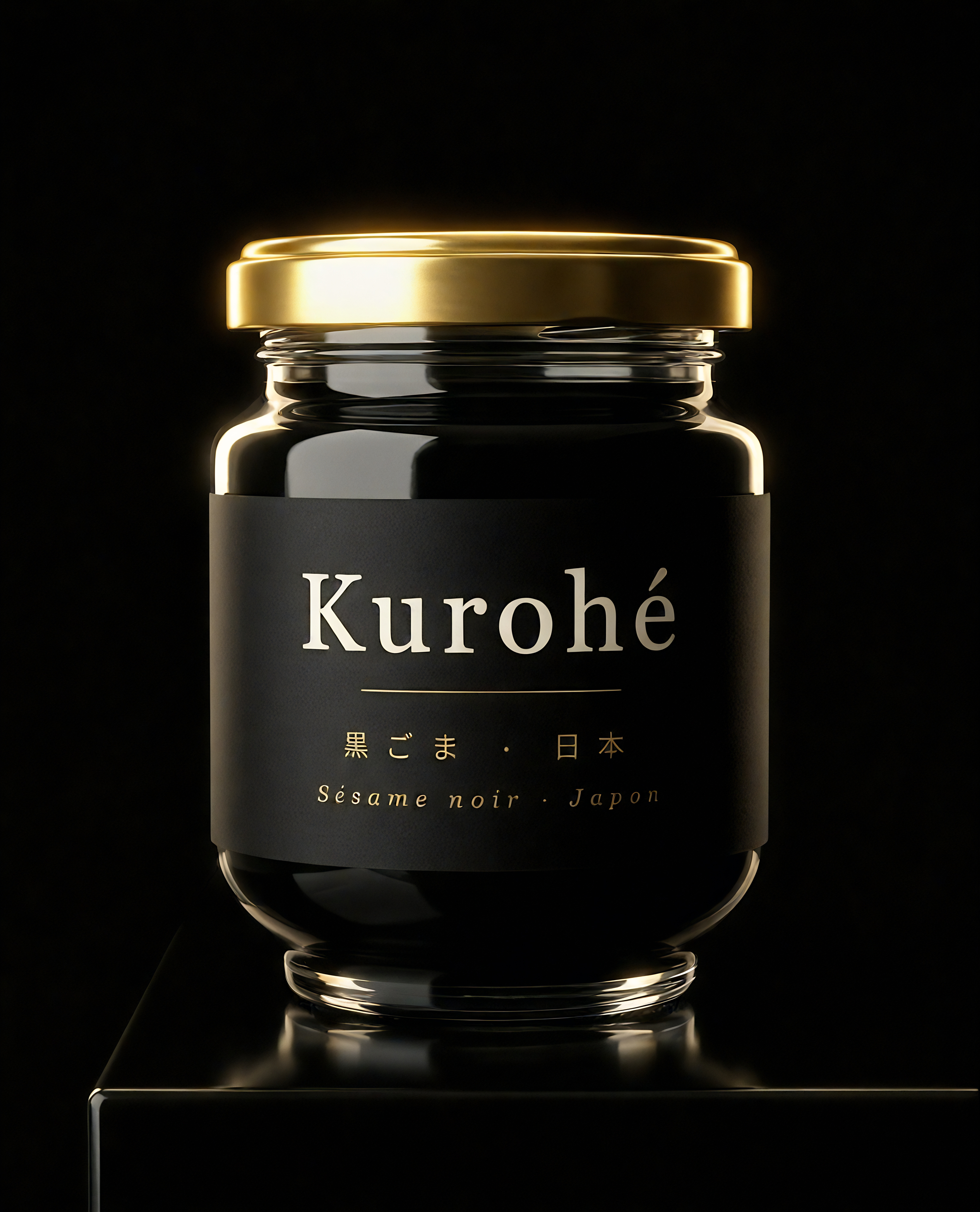 Kurohé — Pot de pâte de sésame noir